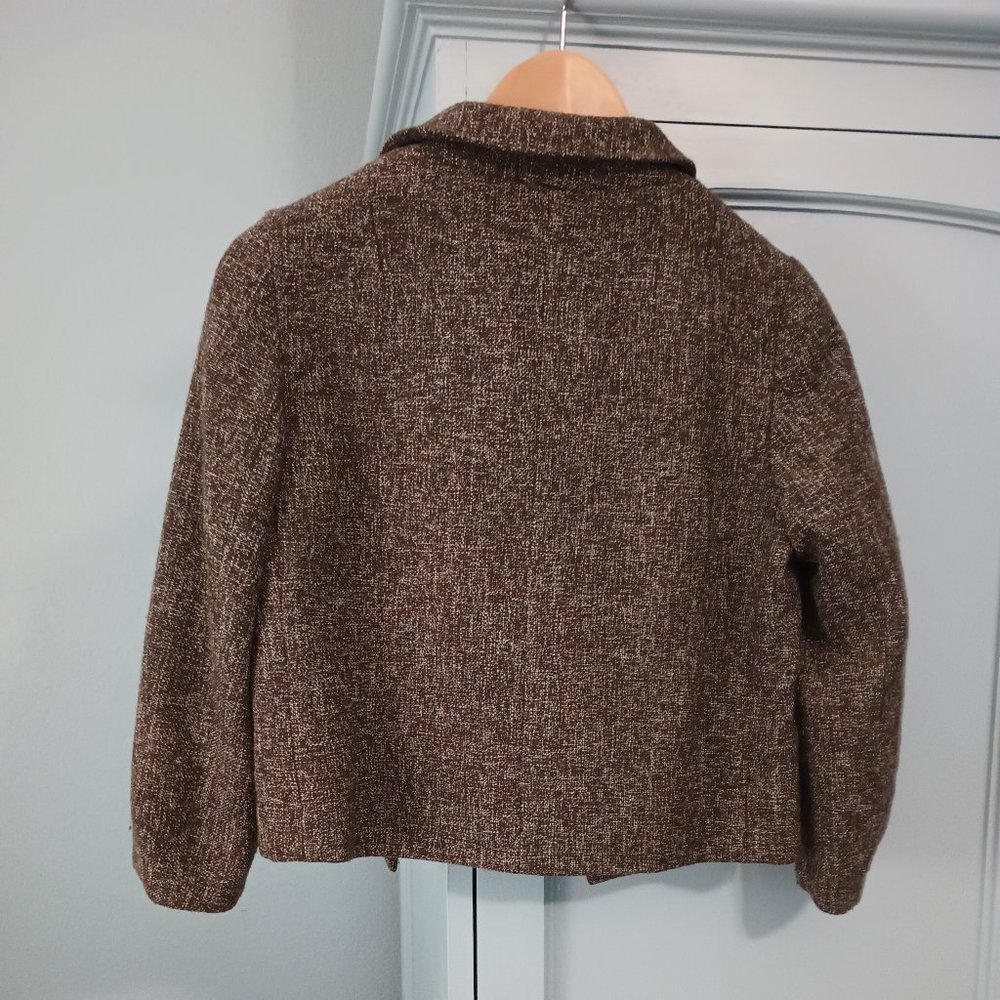 Brown tweed jacket - Picture 2 of 5